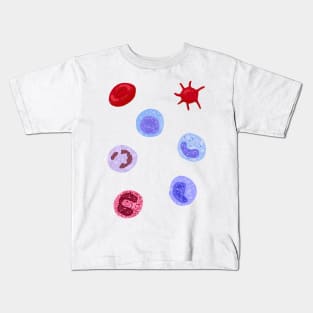 Hand Drawn Normal Blood Cells Pack Kids T-Shirt